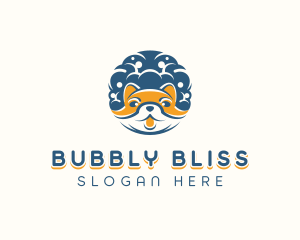 Dog Bath Groomer logo design