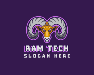 Ram Horn Gaming logo design
