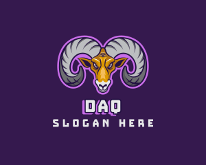 Mascot - Ram Horn Gaming logo design