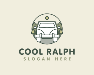 Travel - Outdoor Travel Van logo design