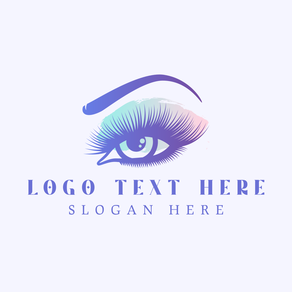 Eyelashes Makeup Glam Logo | BrandCrowd Logo Maker