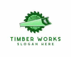 Lumber Mill Saw Logo | BrandCrowd Logo Maker | BrandCrowd