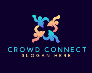 Crowd - Community Support Association logo design