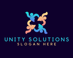 United - Community Support Association logo design