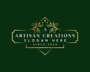 Floral Artisan Wedding logo design