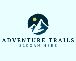 Mountain Peak Adventure logo design