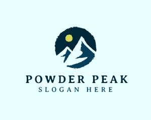 Mountain Peak Adventure logo design