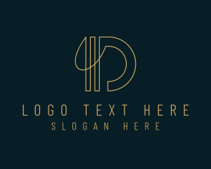 Company - Modern Letter D Company logo design