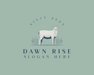 Animal Farm Sheep logo design