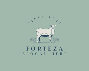 Animal Farm Sheep logo design