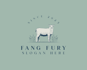 Animal Farm Sheep logo design