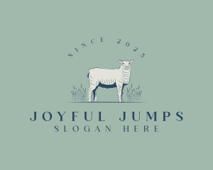 Animal Farm Sheep logo design