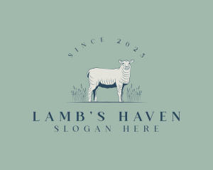 Lamb - Animal Farm Sheep logo design