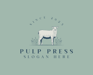 Animal Farm Sheep logo design