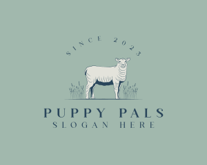 Animal Farm Sheep logo design