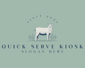 Animal Farm Sheep logo design