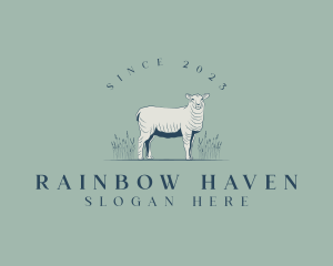 Animal Farm Sheep logo design