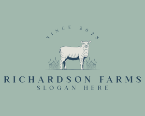 Animal Farm Sheep logo design