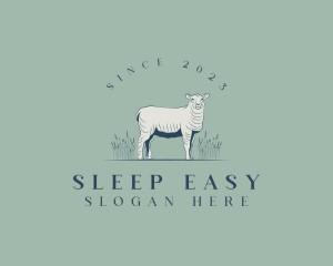 Animal Farm Sheep logo design