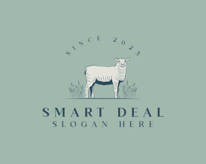 Animal Farm Sheep logo design