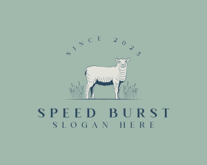 Animal Farm Sheep logo design