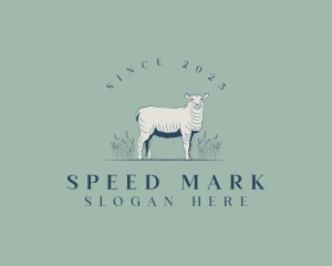 Animal Farm Sheep logo design