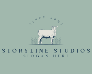 Animal Farm Sheep logo design