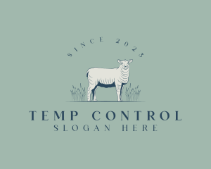 Animal Farm Sheep logo design