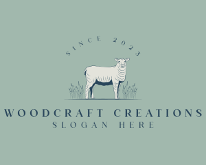 Animal Farm Sheep logo design