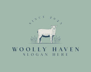 Animal Farm Sheep logo design