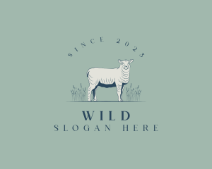 Animal Farm Sheep logo design