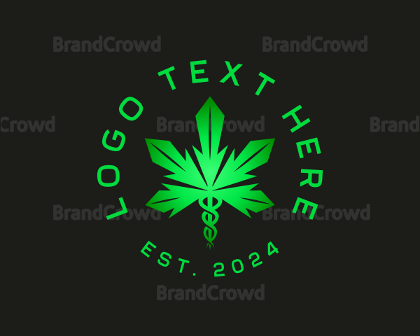 Marijuana Leaf Healthcare Logo