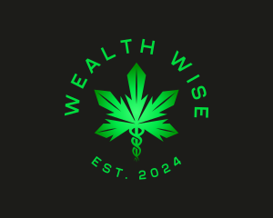 Healthcare - Marijuana Leaf Healthcare logo design