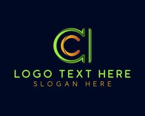 Lettermark - Digital Programming Software logo design