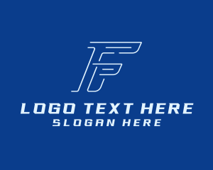 Company - Express Delivery Letter F logo design