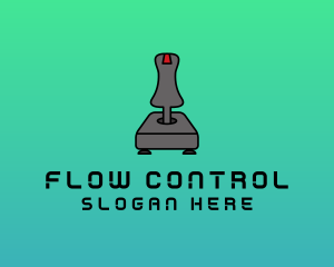 Retro Joystick Controller logo design