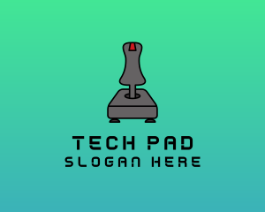 Retro Joystick Controller logo design