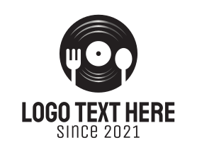 Hip Hop - Music Bar Restaurant logo design