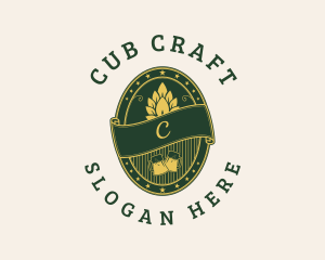 Craft Beer Hops logo design