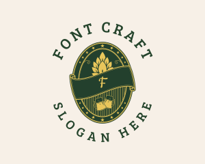 Craft Beer Hops logo design