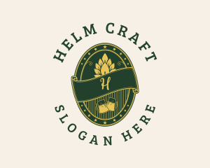 Craft Beer Hops logo design