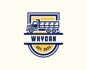 Drive - Dump Truck Transport logo design