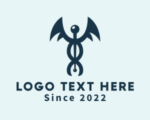 Caduceus - Healthcare Clinic Wing logo design