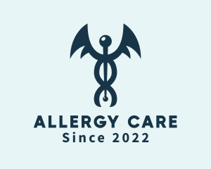 Allergist - Healthcare Clinic Wing logo design