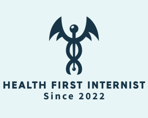 Internist - Healthcare Clinic Wing logo design