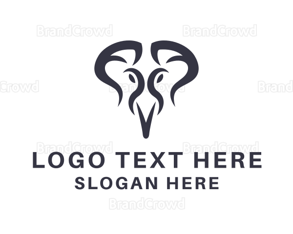 Elephant Animal Head Logo