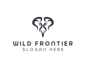 Wild Elephant Safari logo design