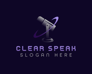 Speech - Mic Studio Entertainment logo design