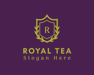 Royal Wreath Shield logo design