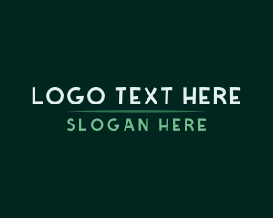 Vegan Restaurant - Green Business Wordmark logo design